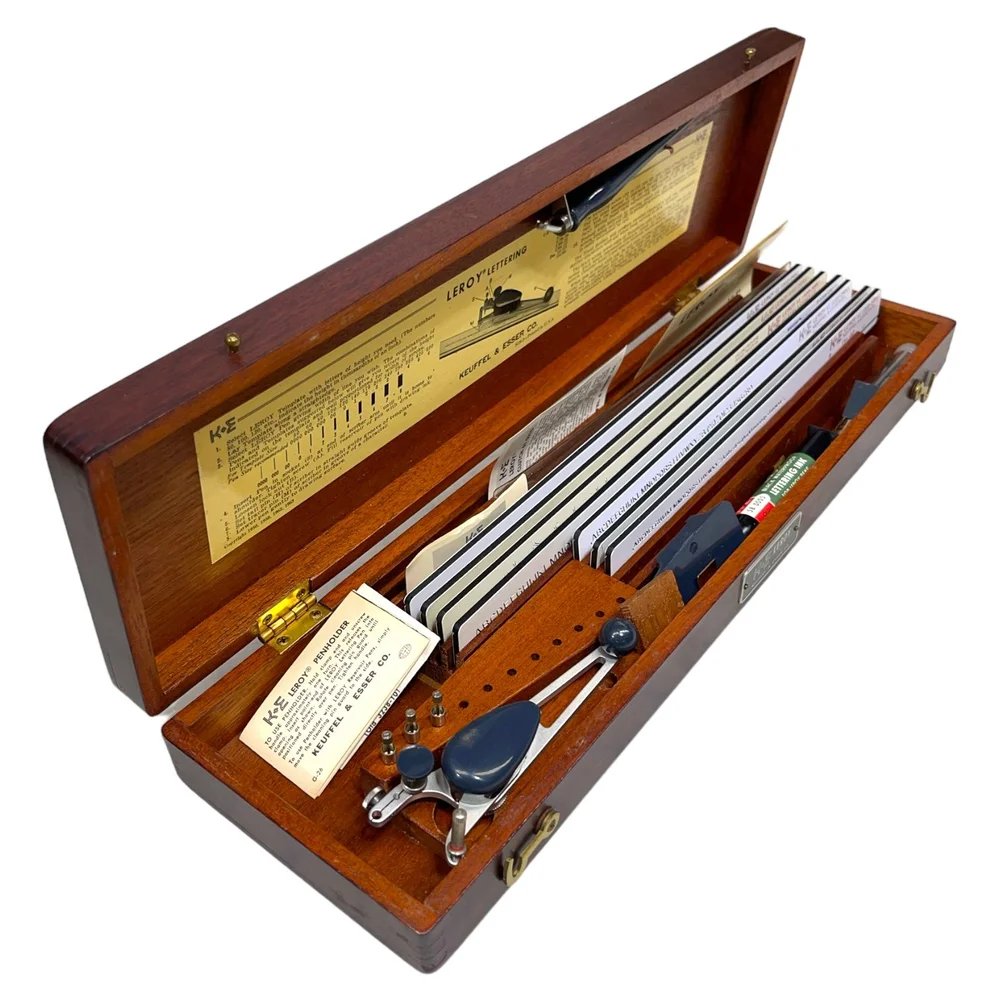 Vintage Leroy Lettering Kit - Keuffel & Esser Co. — Wall Star